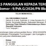 relaas nomor 9 Syukur